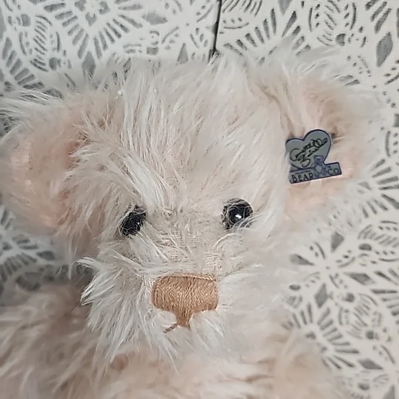 Vintage Annette Funicello mohair jointed plush stuffed Teddy Bear fuzzy 18-in - Picture 3 of 12